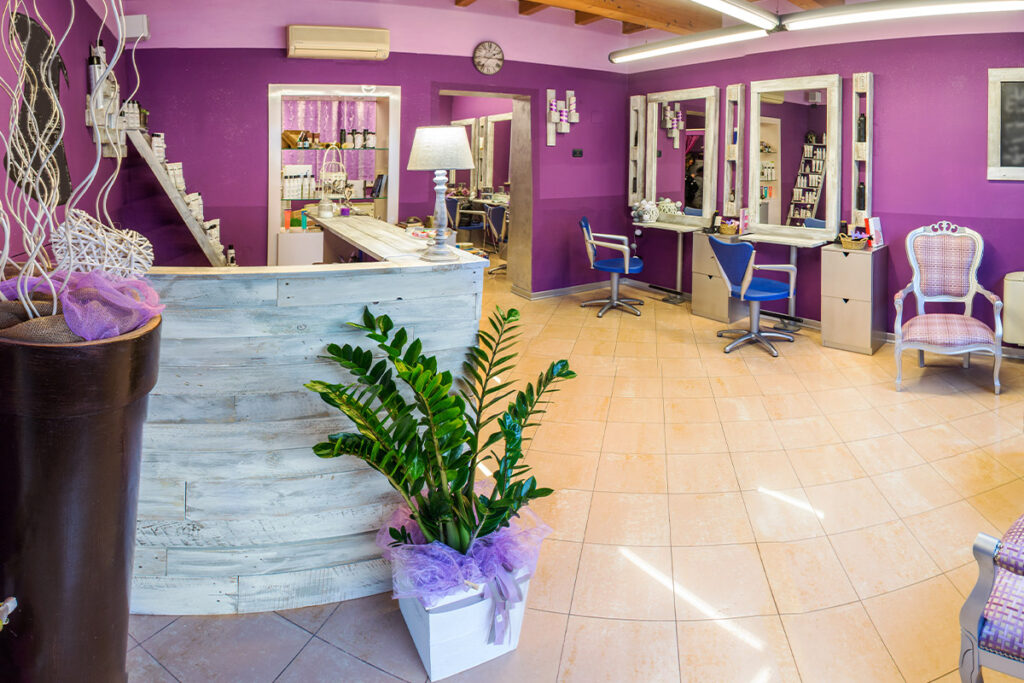 progettazione centro estetico ingresso