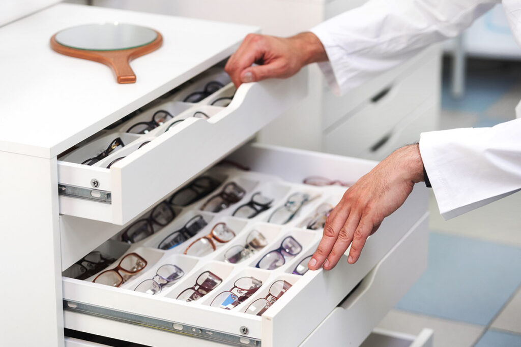 progettazione negozio di ottica