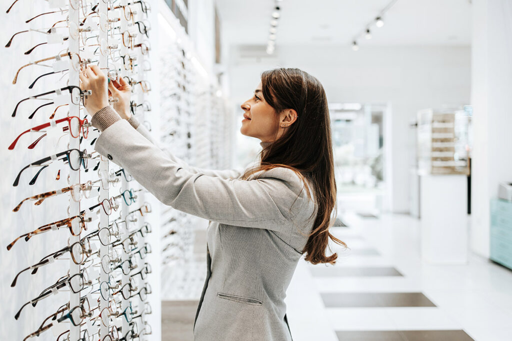 progettazione negozio di ottica