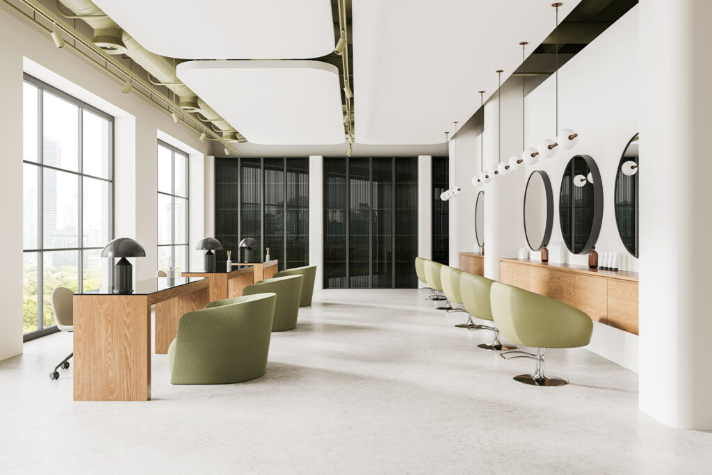 Progettazione salone parrucchiere