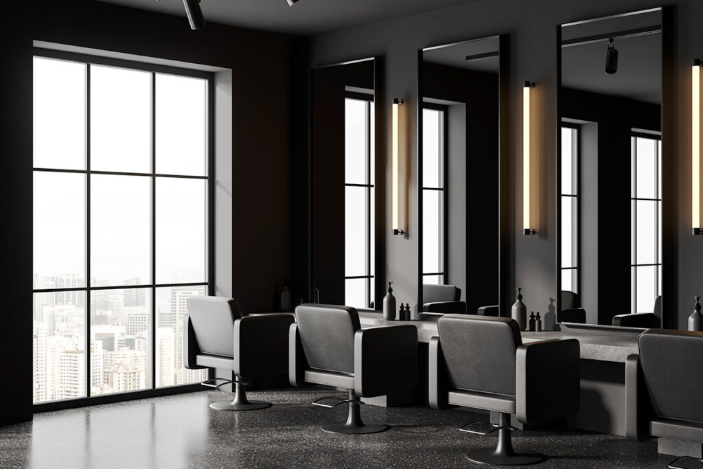 Progettazione salone parrucchiere