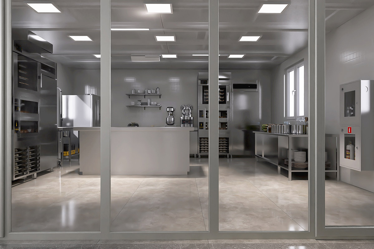 Pavimento per cucina ristorante: i 6 requisiti essenziali e i 2 materiali consigliati